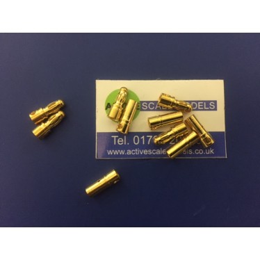 Banana Corelli Bullet Connector 3.5mm (5 pairs)